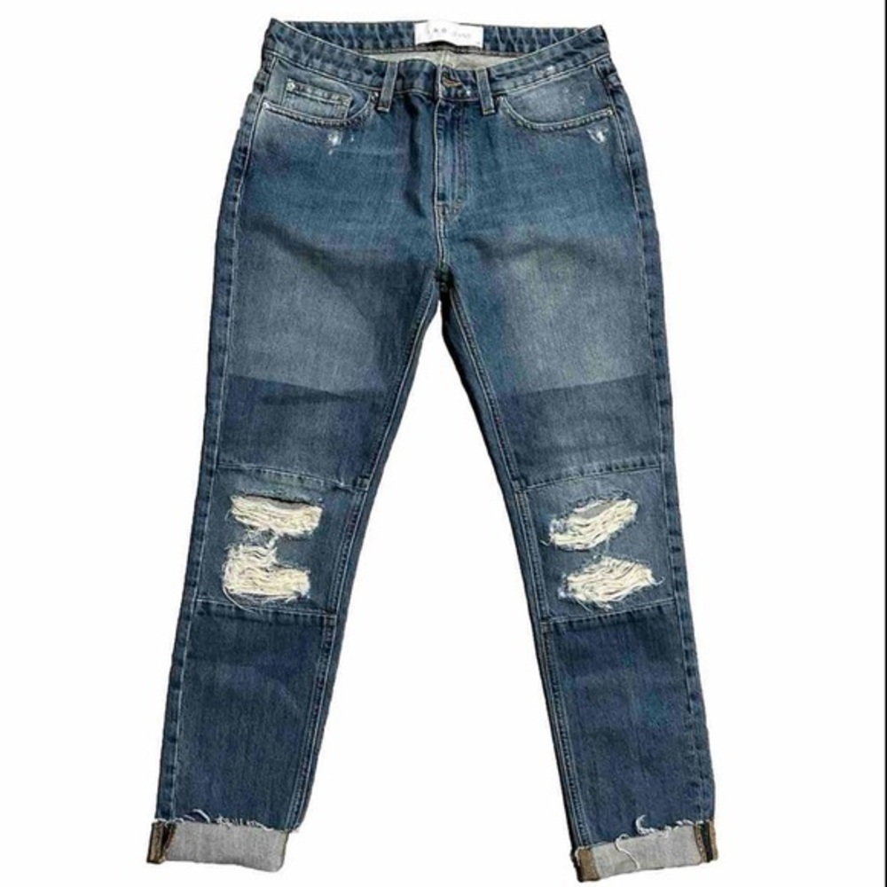 IRO BLU56 Light Blue Denim Cropped Solange Jeans‎